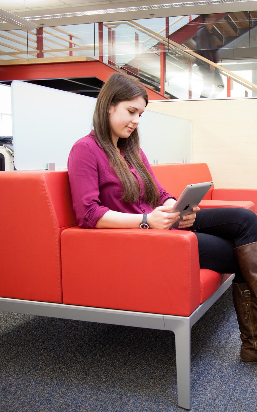 VIU Student Studying